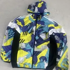 adidas pakaian 総柄ジャージ　トラックジャケット　Mサイズ
