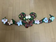 東京ディズニーシー　ダッフィフレンズ　クリスマスリース　ガーランド