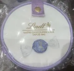 Lindt リンツ 保冷バッグ ラウンド型　リンドール　特典　紫