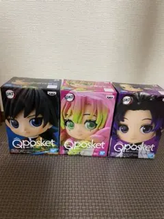 鬼滅の刃 Qposket フィギュア 冨岡義勇 甘露寺蜜璃 胡蝶しのぶ