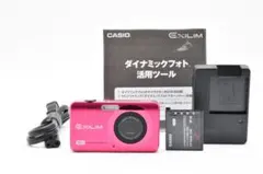 人気色　動作確認済　カシオ　EX-Z90　ピンク　オールドコンデジ　付属品付き カシオ CASIO EXILIM EX-Z90 ピンク コンパクトデジタルカメラ