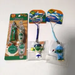㉝まりもっこり ご当地限定 ストラップ 3種セット