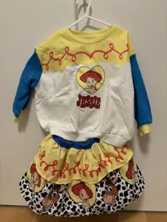 しまむら　110cm　ジェシー　トレーナー　スカート　リトシー トイストーリー