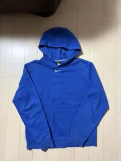 00s nike パーカー　ブルー　センタースウッシュ