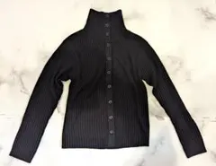 メリノブレンドハイネックカーディガン（長袖）