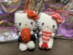 限定　スシロー×ハローキティ コラボマスコット 第2弾 いくら&えび　2点セット