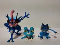 ポケモン　モンコレ　3種セット　ケロマツ　ゲコガシラ　サトシゲッコウガ