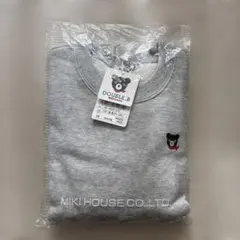 新品　ミキハウス　ダブルビー　DOUBLE-B グレー トレーナー 100cm