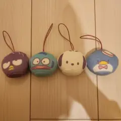 サンリオ　すき家　HAPIDANBUI キャラクター ストラップ 4個セット