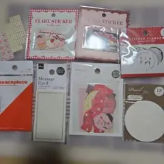 おすそわけシール、カードセット