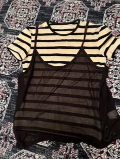 EA7 EMPORIO ARMANI ボーダーTシャツのサムネイル
