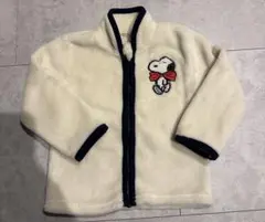 スヌーピー　フリースパーカー　90