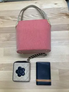 MARY QUANT マリークワントフレンチシームガマロ ウォレット がま口