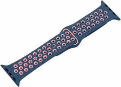 Apple watch バンド　41mm ブラック　ブルー