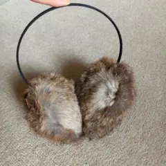 ファー付きイヤーマフラー