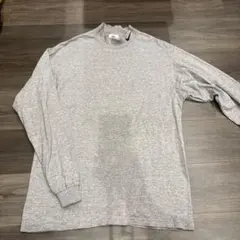 90’s NIKEモックネック 長袖カットソー USA製　グレー Mサイズのサムネイル