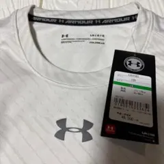 アンダーアーマー　コールドギア　コンプレッションシャツ　長袖　ホワイト　L