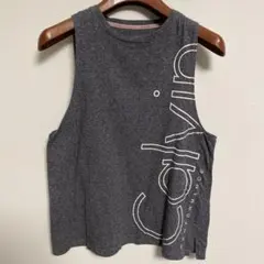 Calvin Klein グレー タンクトップ S ユニセックス