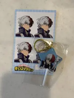 ヒロアカ　オープンスクール　キャンディ風キーホルダー　カップケーキ　轟焦凍