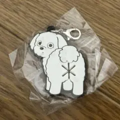 振り向きわんこのおちり目印ラバーチャーム マルチーズ