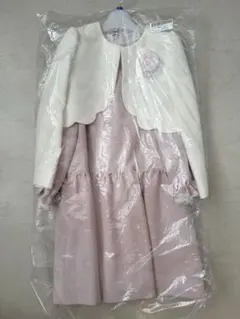 プティマイン ピンク フリル付きドレス ジャケット付き　入学式　卒園式　発表会