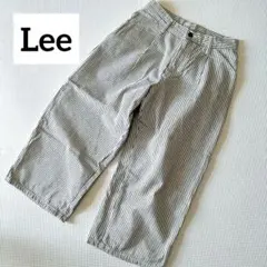 Lee リー 日本製 【Lee】 ワイドクロップドパンツ