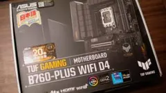 ASUS TUF B760-PLUS WIFI D4 × DDR4メモリ32GB