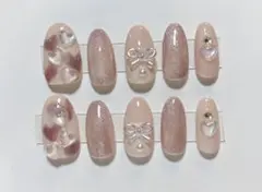 ネイルチップ ピンク系