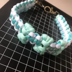 パラコード　ハンドメイド　スマホストラップ　リボン