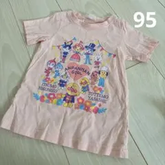 値下げ中　アンパンマンTシャツ ピンク　女の子キャラ