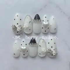ちゅるん ネイルチップ 韓国 ワンホン フレンチガーリー 量産型 推しネイル