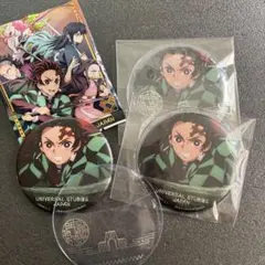 USJ鬼滅の刃 缶バッジコレクション【竈門炭治郎×3】