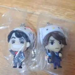山下智久 香取慎吾 日曜劇場 MONSTERSハローキティ お面マスコット 2種 