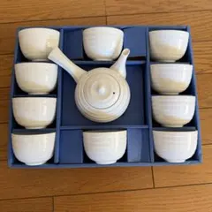 萩焼 桂仙」陶器製急須と茶碗セット6客 - メルカリ