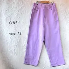 GRLワイドパンツ Mサイズ ラベンダー色 紫 ゆったり ボトムス 880