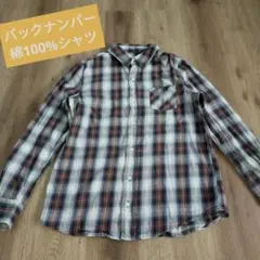 バックナンバー チェックシャツ Sサイズ