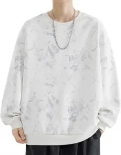 トレーナー メンズ 秋 長袖 カジュアル クルーネック XL