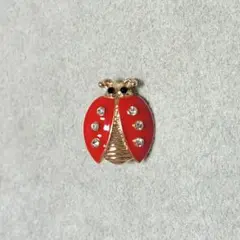 てんとう虫ピンバッジ天道虫ビジューピンブローチレディバグピンズ