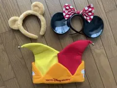 ディズニーリゾート ミッキー・ミニー風カチューシャ3点セット