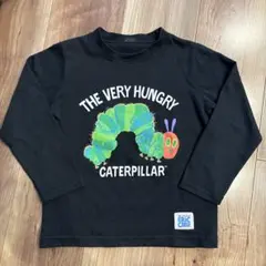 はらぺこあおむし　長袖Tシャツ　黒　110