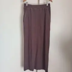 アルマデザイン alma design ロングスカート タイトスカート リブ柄