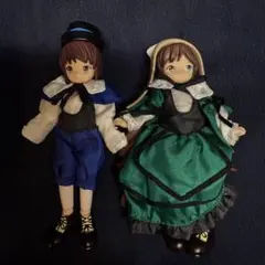 ローゼンメイデン・ミニドール 蒼星石&翠星石 箱無し中古美品
