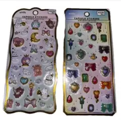 15.amifa カプセルシール クリスタル風 2枚セット