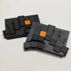 自作キーボード 本体 torabo-tsuki M 自作ケース、ミドルプレート付