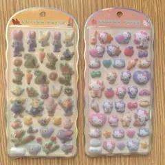 【匿名配送】ズートピア•キティ コットンパフィシール2枚 ▶︎▶︎スピード発送