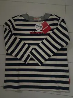 ミキハウス ボーダー長袖Tシャツ