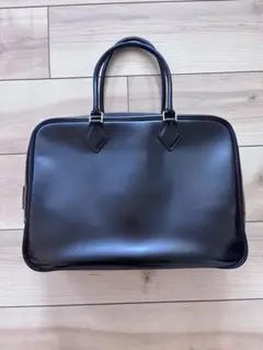 エルメス プリュムドッグ38 ボックスカーフ ブルーインディゴ SV金具 