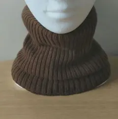 カシミヤ100%ロングネックウォーマー