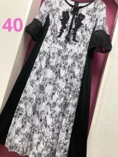 ❤︎希少❤︎44スーパービューティー花柄ワンピース - メルカリ