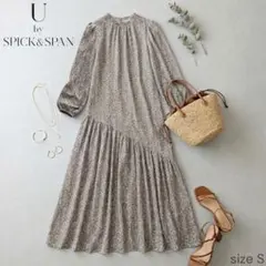 新品✾U by SPICK&SPAN ティアードロングワンピース 花柄 完売品